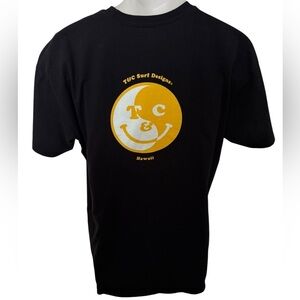 T&C Surf Designs Hawaii Smiley Face Tee Shirt Men XL